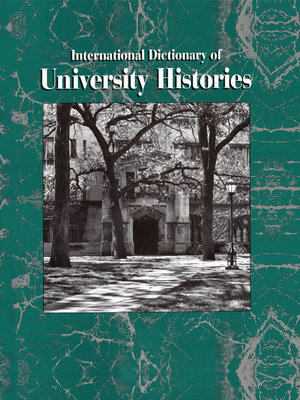 cover image of International Dictionary of University Histories